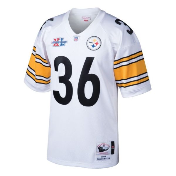 jerome bettis 36 mens mitchell amp ness authentic super bowl xl jersey Collection - Steelers Jerseys & Hats | Steelers Fan Gear