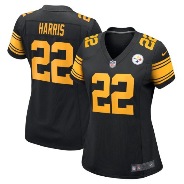 najee harris 22 womens nike replica color rush jersey Collection - Steelers Jerseys & Hats | Steelers Fan Gear