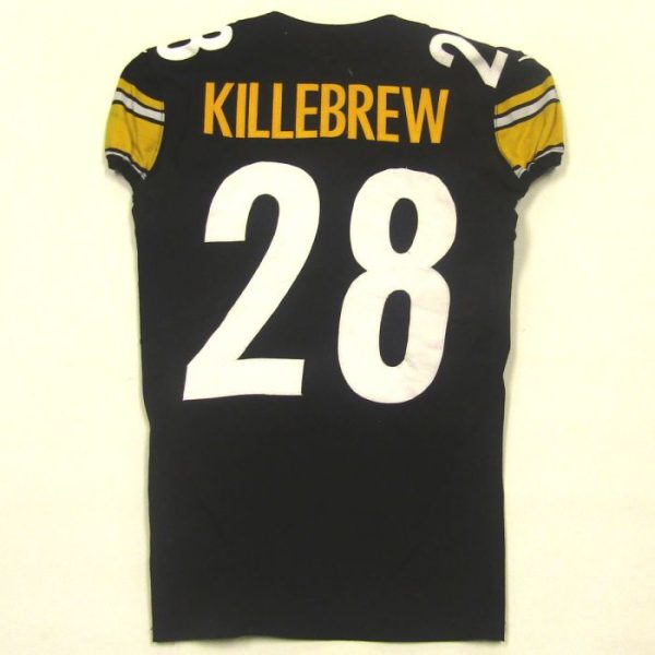 pittsburgh steelers 28 miles killebrew 2022 game used unlaundered home jersey vs cleveland 1.8.23 Collection - Steelers Jerseys & Hats | Steelers Fan Gear