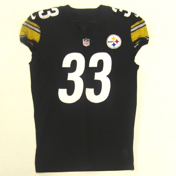 pittsburgh steelers 33 trey edmunds game used unlaundered home jersey Collection - Steelers Jerseys & Hats | Steelers Fan Gear
