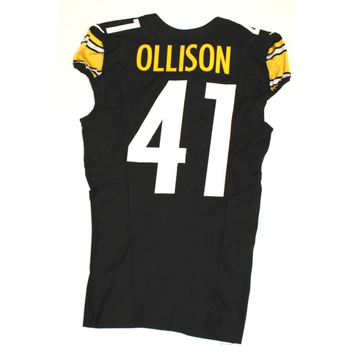 pittsburgh steelers 41 qadree ollison game used home jersey Collection - Steelers Jerseys & Hats | Steelers Fan Gear