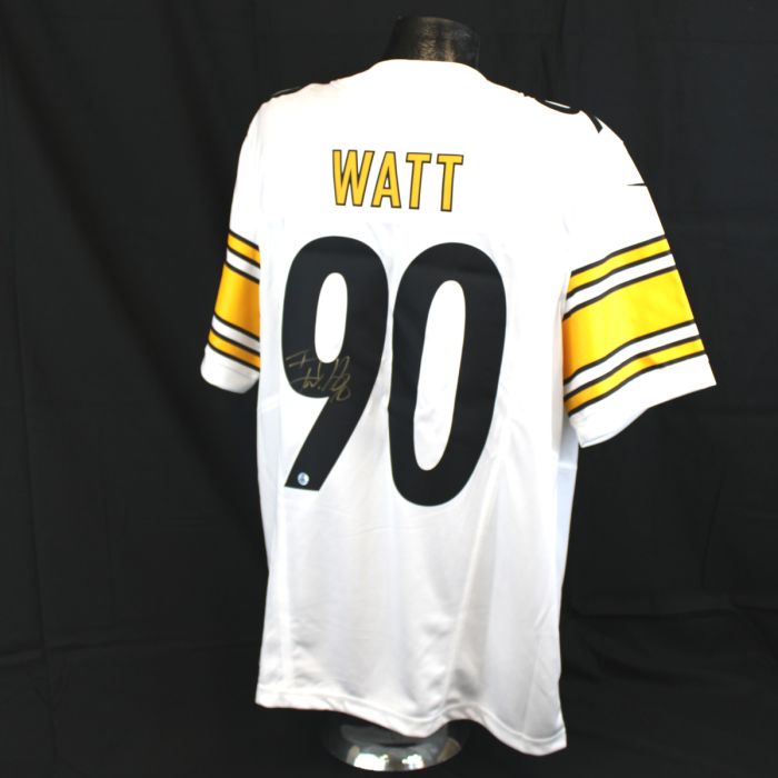 pittsburgh steelers 90 t. j. watt autographed nike away jersey Collection - Steelers Jerseys & Hats | Steelers Fan Gear