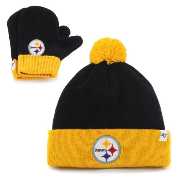 pittsburgh steelers infant bam bam knit cap set Collection - Steelers Jerseys & Hats | Steelers Fan Gear