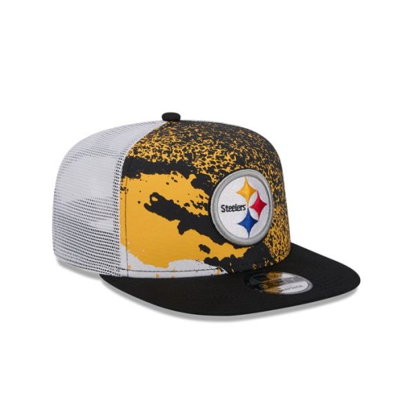 pittsburgh steelers new era 9fifty court sport a-frame trucker hat Collection - Steelers Jerseys & Hats | Steelers Fan Gear