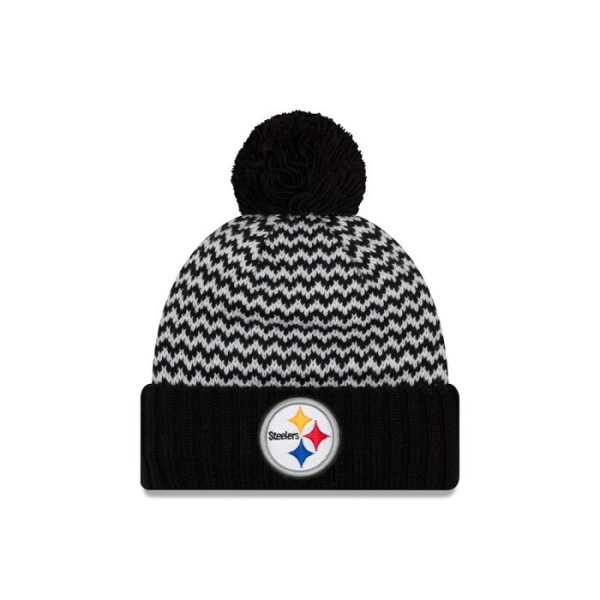pittsburgh steelers new era patterned pom knit hat Collection - Steelers Jerseys & Hats | Steelers Fan Gear