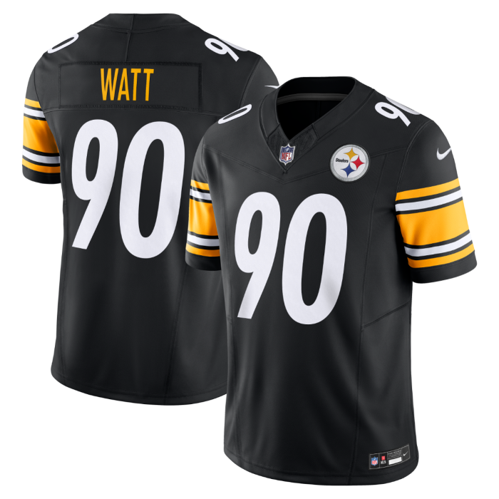 t.j. watt 90 mens nike vapor f.u.s.e. limited home jersey Collection - Steelers Jerseys & Hats | Steelers Fan Gear
